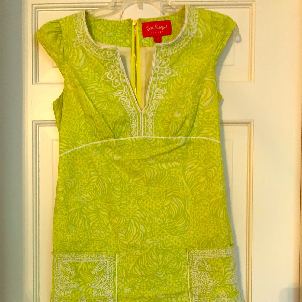 Lilly Pulitzer Jubilee Lime Tiger Dress